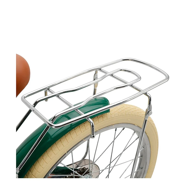 Artudatech 18-Inch Kids Bike, Growing Gift for Ages 6-10 with Basket, Comfort Seat & Training Wheels