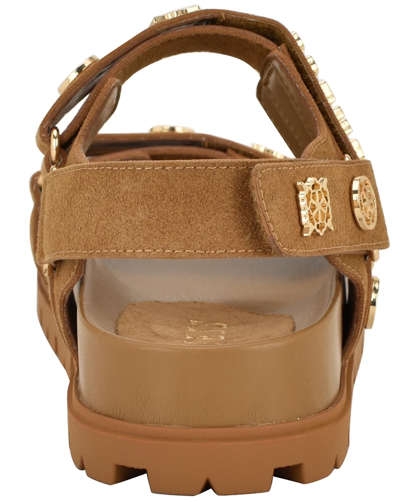 Guess Women's Florizy Lug Sole Footbed Sandal