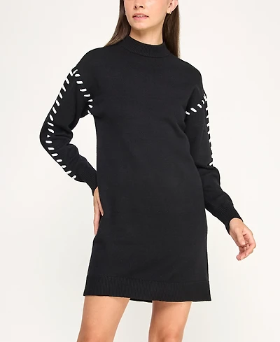 Bcx Juniors' Relaxed Crewneck Sweater Dress