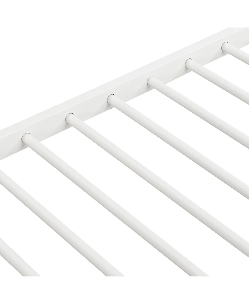 Boyel Living Metal Bunk Bed Twin Over Twin, No Box Spring Needed, Easy Assemble