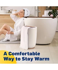 LiveFine Large Towel Warmer, Bucket Style W/Timer & Auto Shut-Off, Fits Two 40”x70” Towels