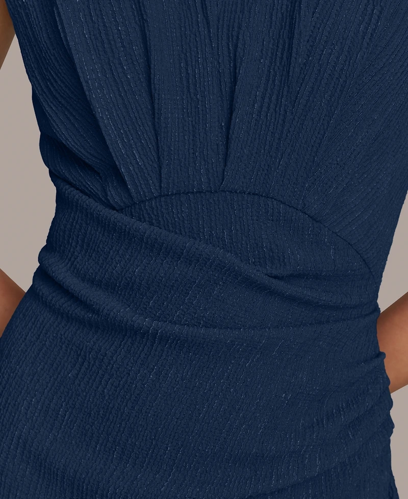 Donna Karan New York Women's Side-Ruched Midi Dress