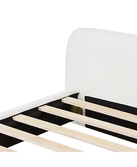 Streamdale Furniture Boucle Upholstered Bed - Modern & Durable