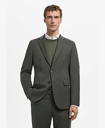 Mango Men's Milan Slim-Fit Suit Blazer