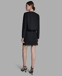 Bcbg Lace Skirt Suit