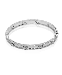 Macy's Cubic Zirconia (1.92 ct. t.w.) Clover Bangle