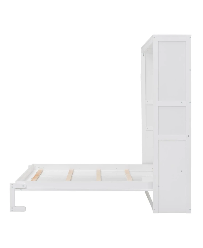 Streamdale Furniture Murphy Bed Wall Bed with Shelves