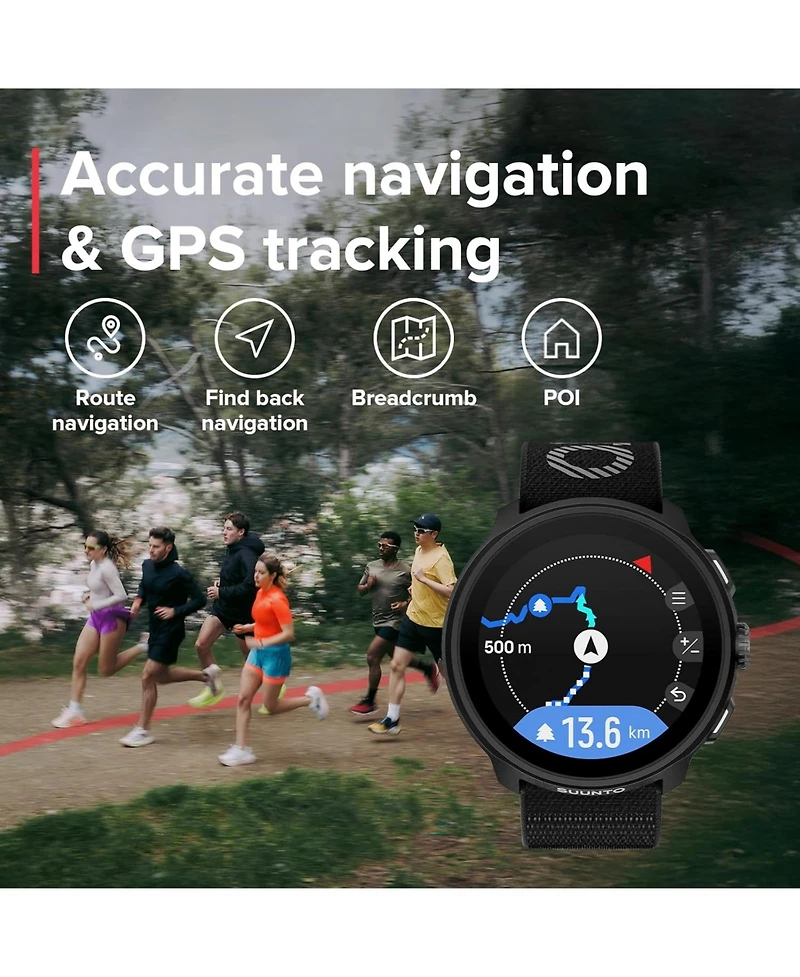 Suunto Run Gps Sports Watch with Amoled Touchscreen, Heart Rate and Sleep Tracker