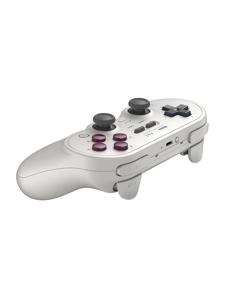 8Bitdo Pro 2 Bluetooth Wireless Gaming Controller with Hall Effect Joystick Update for Switch, Pc, Android, and Steam Deck & Apple - G Classic