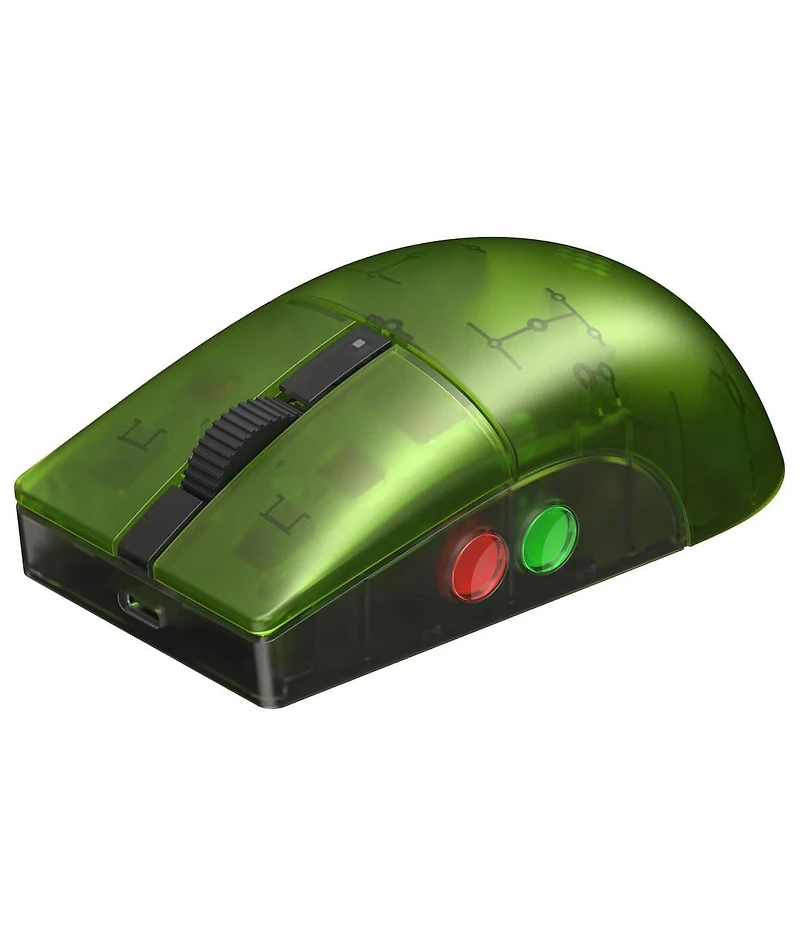 8BitDo Retro R8 Mouse Wireless Mouse with Charging Dock, Programmable Buttons and Kailh Sword Gm X Micro Switches - Xbox Edition