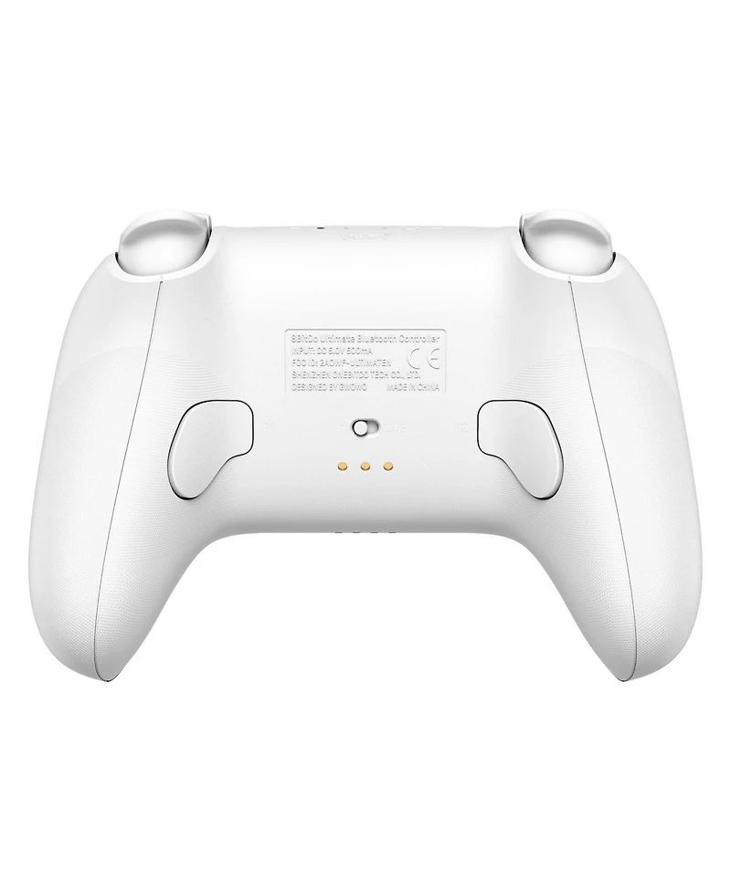 8BitDo Ultimate Bluetooth Wireless Controller for Switch, Pc and Steam with Travel Case - White