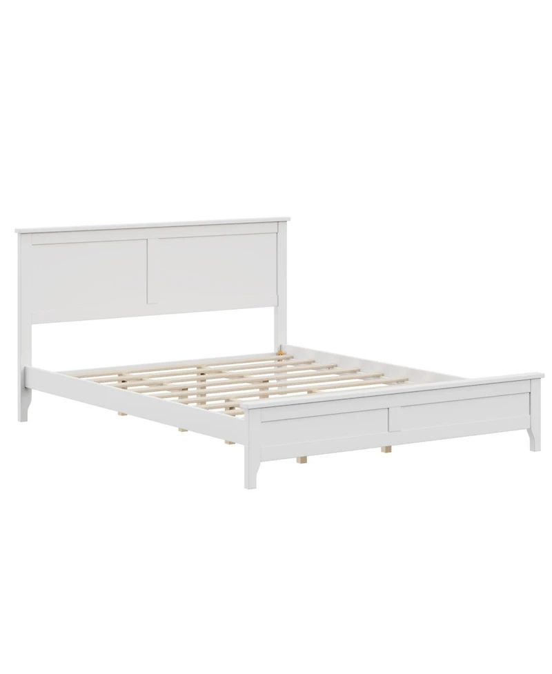 Streamdale Furniture Queen Solid Wood Platform Bed