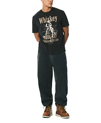 Buffalo David Bitton Men's Tafo Whiskey Cowboy Print T-Shirt