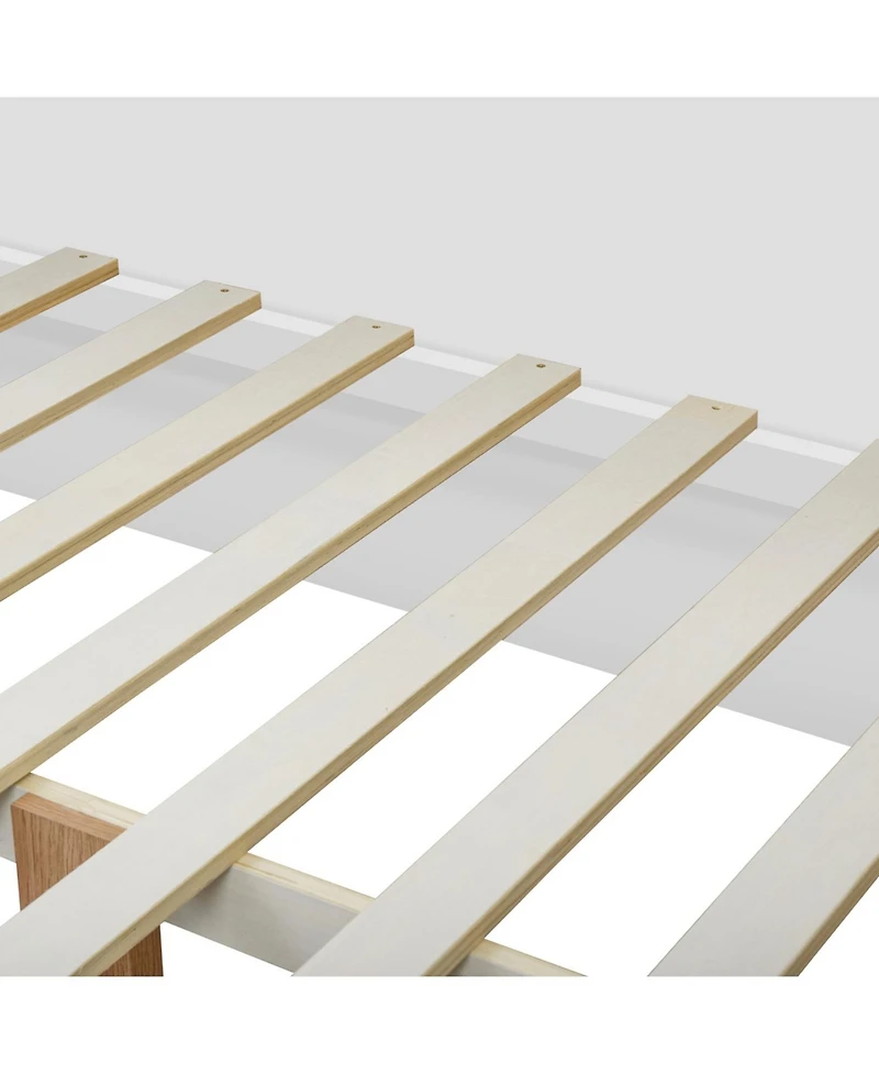 Streamdale Furniture Full Wooden Platform Bed with 6 Drawers, Shelves, desk and Wardrobe