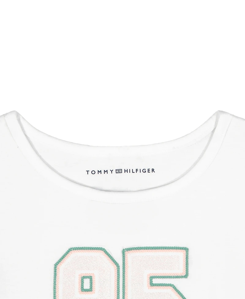 Tommy Hilfiger Girls' 7-16 Graphic Print Crewneck T-Shirt