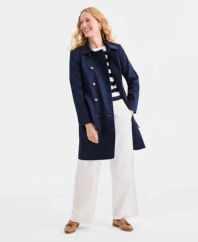 Style & Co Women's Classic Trench Coat, Created for Macy's