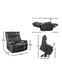 Simplie Fun Electric Power Lift Recliner Chair with Massage, Heat & Phone Holder