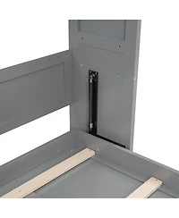 Streamdale Furniture Full Murphy Bed Wall with Shelves