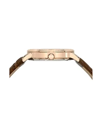 Porsamo Bleu Men's Veritas 2 Genuine Leather Band Watch 1362GVEL