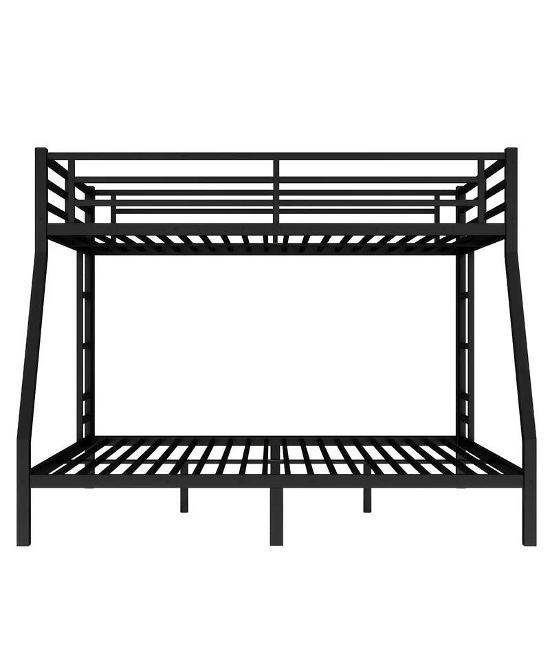 Streamdale Furniture Streamdale Metal Queen over King Bunk Bed, Space-Saving