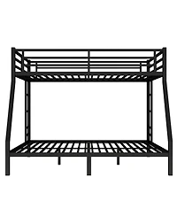 Streamdale Furniture Streamdale Metal Queen over King Bunk Bed, Space-Saving