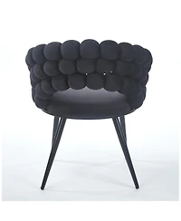 Streamdale Furniture + 2 Pc. + Cushioned + Golden Legs + Chair