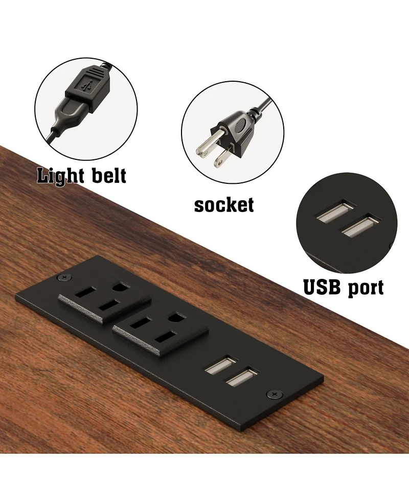 Streamdale Furniture Twin sized loft metal bed with for bedroom and dormitory