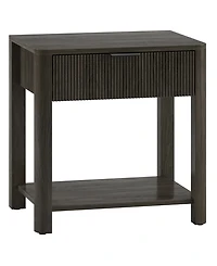 Hudson & Canal Pomona 24" Wide Rectangular Fluted Nightstand