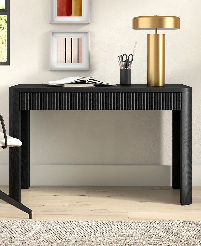 Hudson & Canal Palmera 47.5" Wide Rectangular Fluted Desk