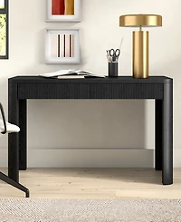 Hudson & Canal Palmera 47.5" Wide Rectangular Fluted Desk