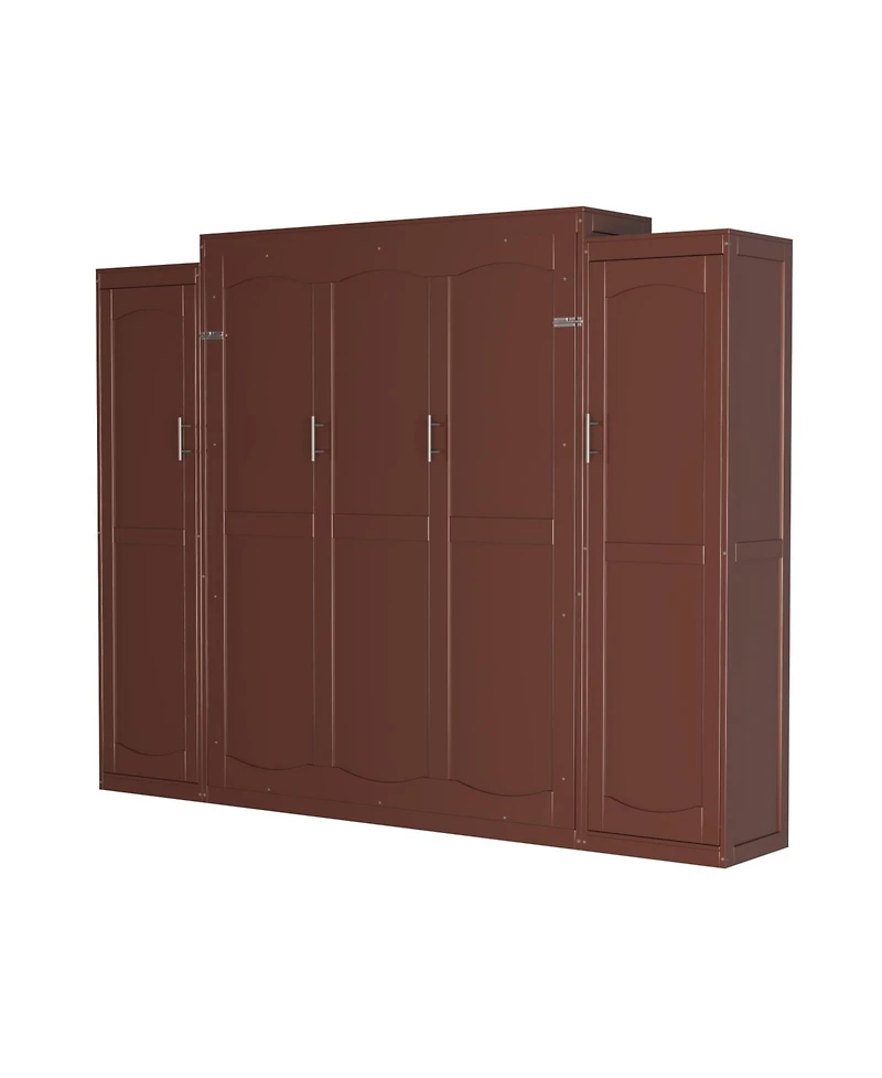 Streamdale Furniture Murphy Bed with Wardrobes & Shelves