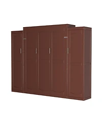Streamdale Furniture Murphy Bed with Wardrobes & Shelves