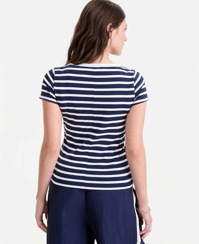 On 34th Women's Scoop-Neck Layering T-Shirt, Macy's Exclusive