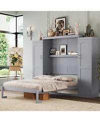 Streamdale Furniture Murphy Bed with Wardrobes & Shelves