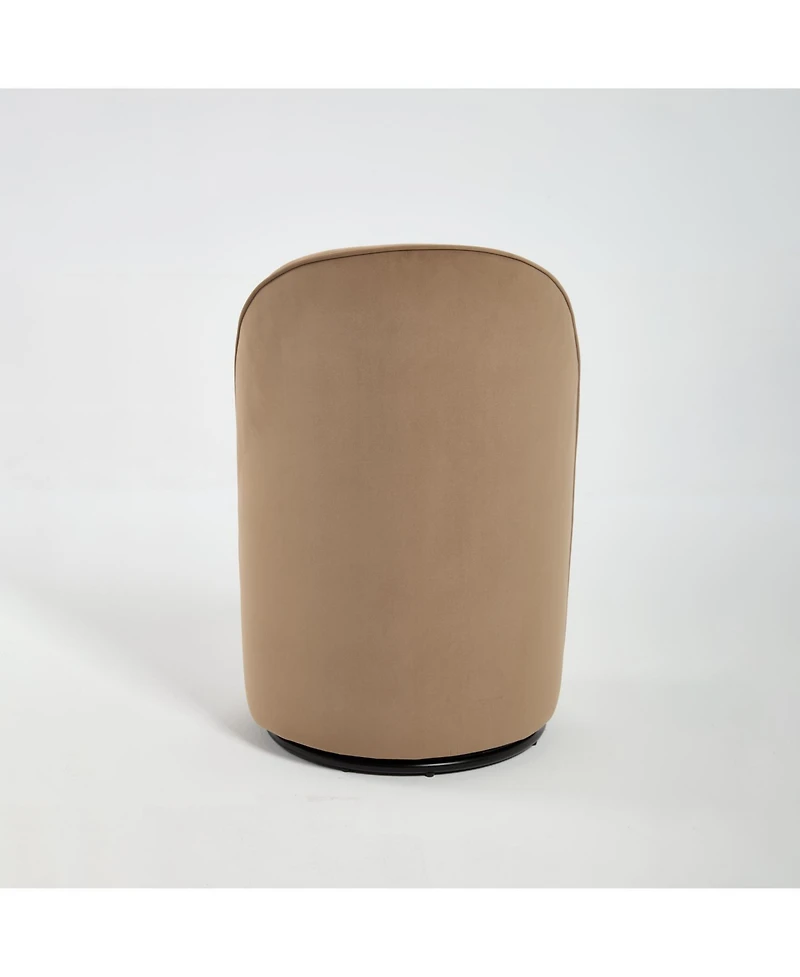 Streamdale Furniture Upholstered Swivel Barrel Dining/Accent Chair