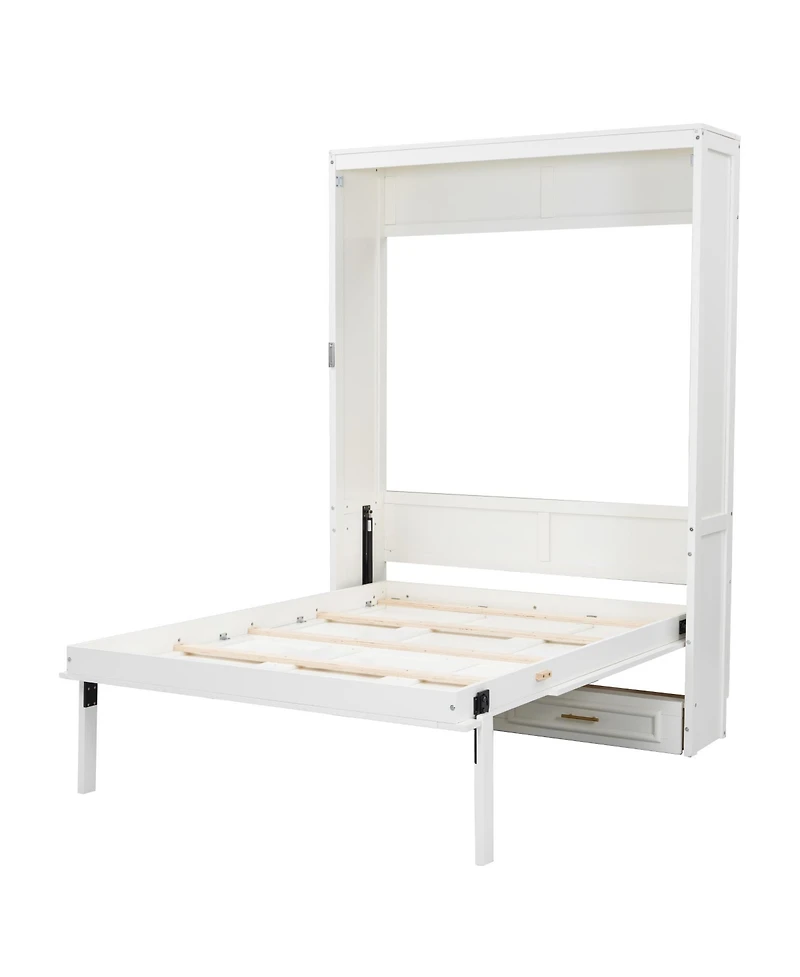 Streamdale Furniture + Full Size + Wood (or Mdf if applicable) + 2 Drawers + Murphy Bed