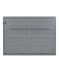 Streamdale Furniture Full Size Murphy Bed Wall Bed, Gray