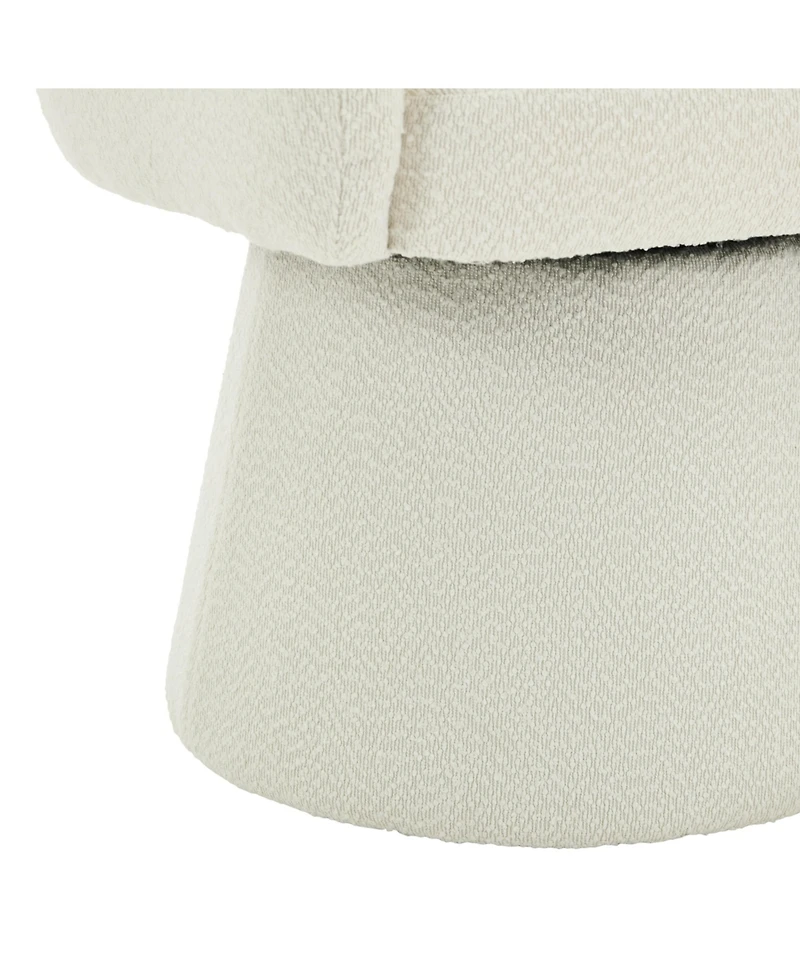 Streamdale Furniture Modern 360 Swivel Boucle Accent Chair