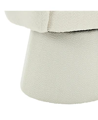 Streamdale Furniture Modern 360 Swivel Boucle Accent Chair