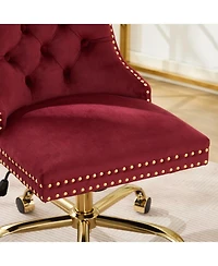 Streamdale Furniture Velvet Home Office Chair