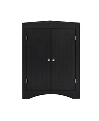 Streamdale Furniture Corner Cabinet with Doors & Shelves