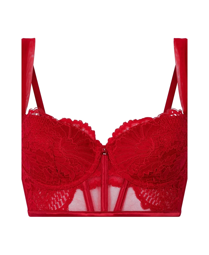 Hunkemoller Withney Padded Underwired Longline Bra