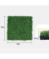 Streamdale Furniture Artificial Grass Tiles 36pcs 12x12