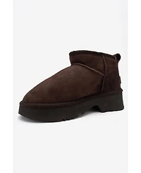 Forever & Always Shoes Women Ary Leather Platform Boot