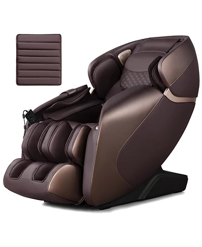 Costway Full Body Massage Chair with Voice Control Heat Foot Roller