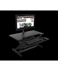 Victor High Rise Compact Height Adjustable Sit-Stand Workstation