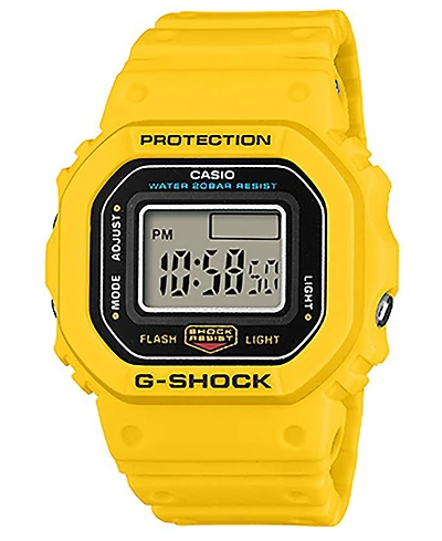 G-Shock Men's Japanese Quartz Yellow Resin Watch, 20mm