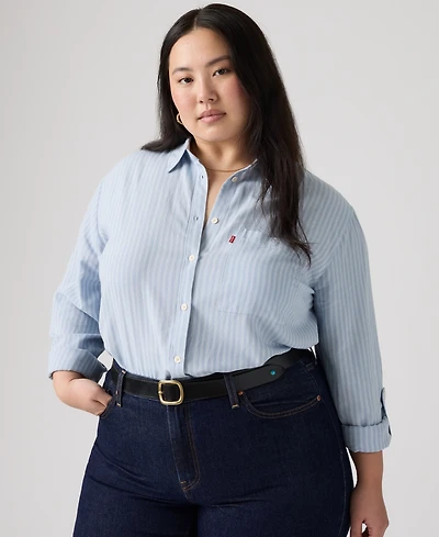 Levi's Plus Darlene Collared Neck Shirt