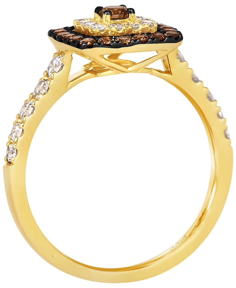 Le Vian Nude Diamond (0.43 ct. t.w.) & Chocolate Diamond (0.34 ct. t.w.) Ring in 14k Honey Gold