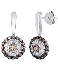 Le Vian Chocolate Diamond (0.52 ct. t.w.) & Vanilla Diamond (0.10 ct. t.w.) Drop Earrings in 14k Vanilla Gold